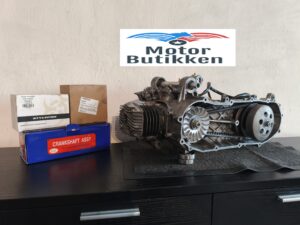 SOLGT Nyrenoveret PGO 50cc 2-Taktsmotor med ny krumtap, cylinder kit, remskive og kobling…