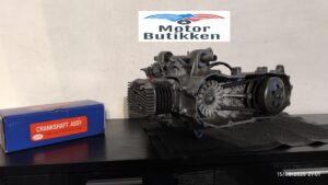 Tilbud Nyrenoveret PGO G-Max 50cc motor med ny krumtap og cylinderkit mv.