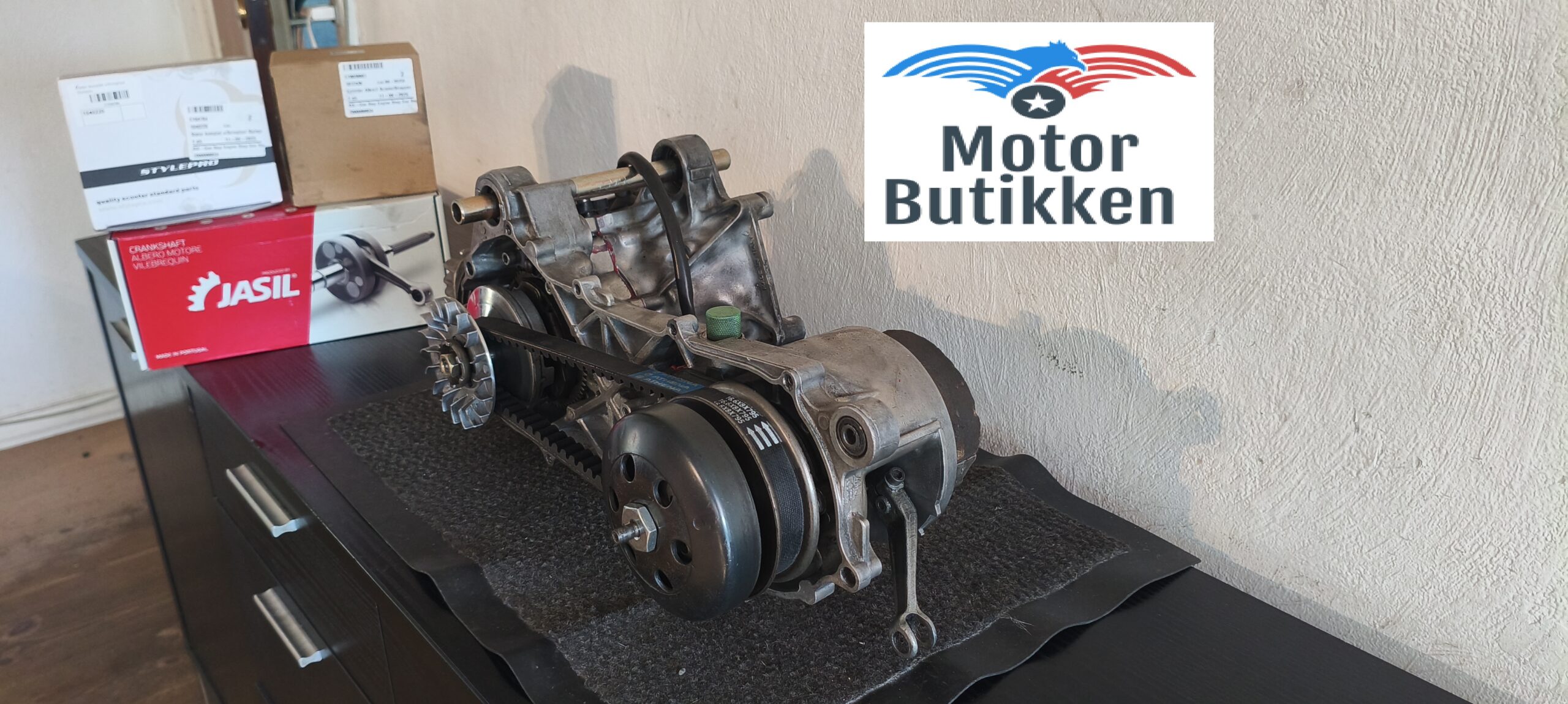 Original 4MJ kort minarelli 50cc motor med Jasil racing krumtap - Image 5