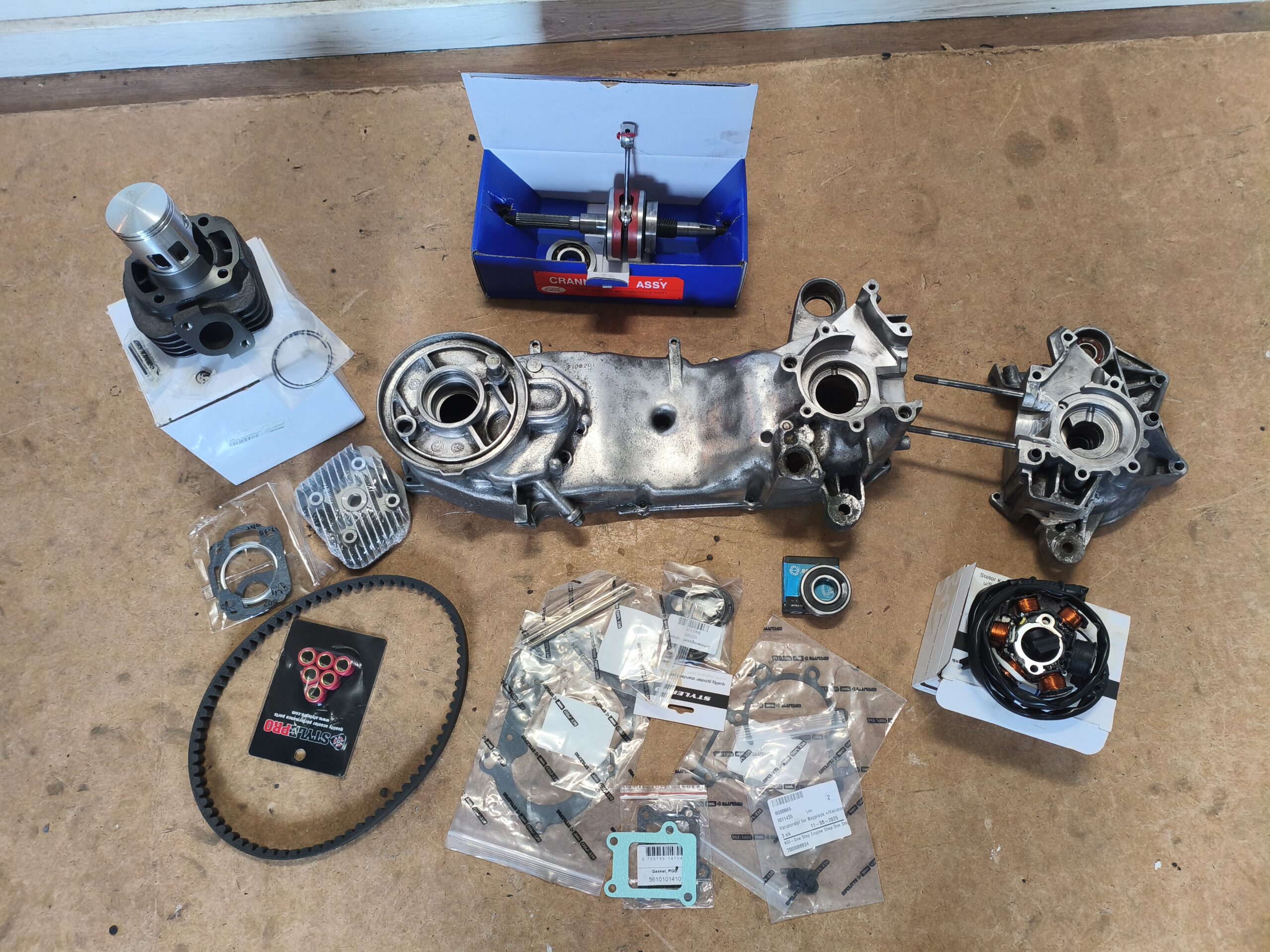 Renoveret PGO-motor 70cc sport med racing krumtap - Image 2