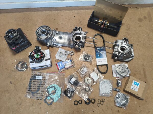 Nyrenoveret original 3KJ kort Minarelli-motor 50cc med mange nye dele - Image 2