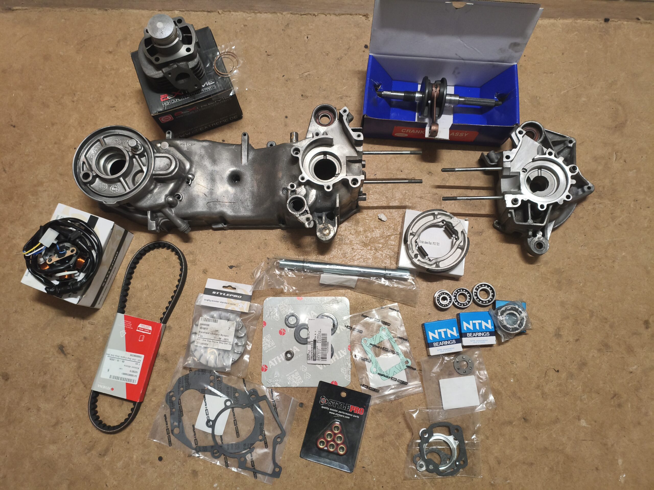 Tilbud Nyrenoveret 50cc PGO 2T motor med ny krumtap, cylinder m.m. - Image 2