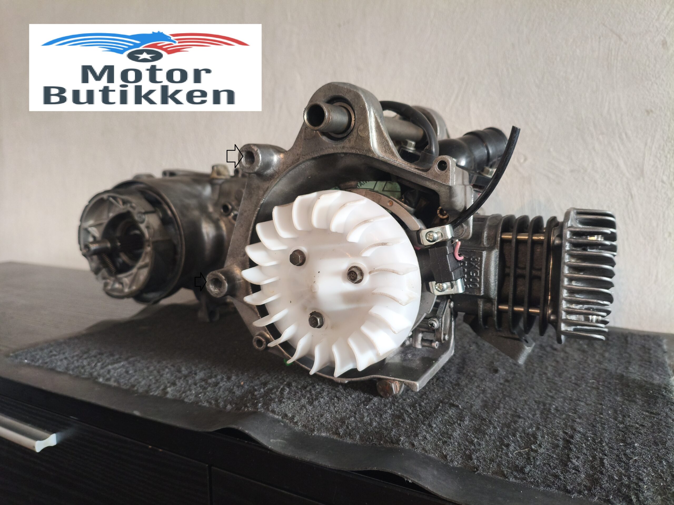 Nyrenoveret original 3KJ kort Minarelli-motor 50cc med mange nye dele - Image 3