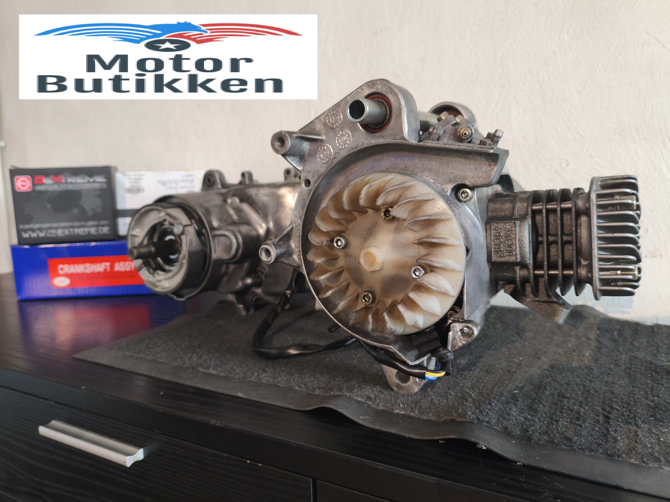 Tilbud Nyrenoveret 50cc PGO 2T motor med ny krumtap, cylinder m.m. - Image 6