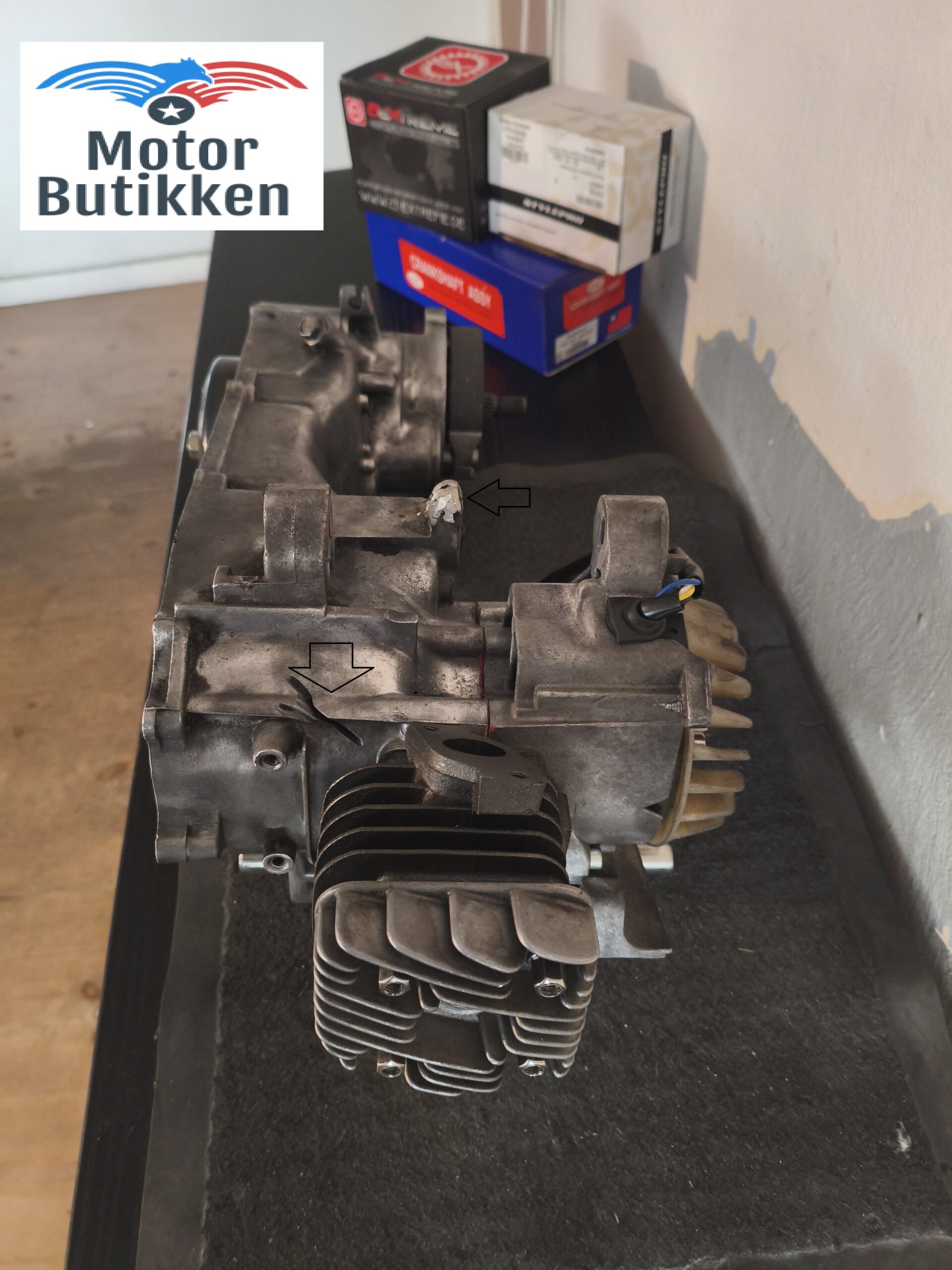 Tilbud Nyrenoveret 50cc PGO 2T motor med ny krumtap, cylinder m.m. - Image 7