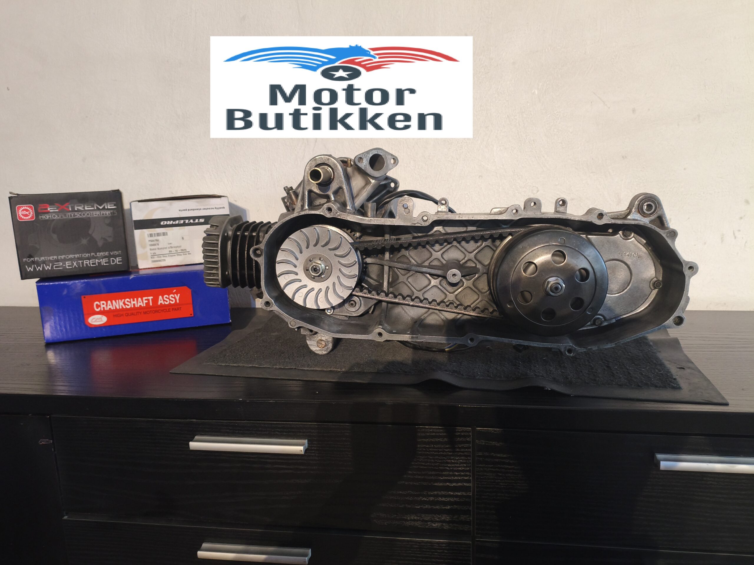 Tilbud Nyrenoveret 50cc PGO 2T motor med ny krumtap, cylinder m.m. - Image 4