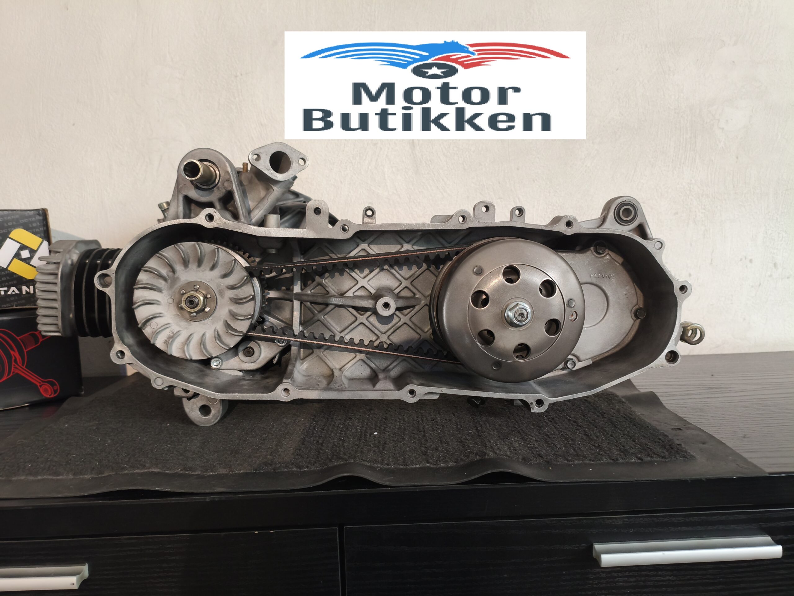 Perfekt nyrenoveret 50cc PGO-Motor – Sandblæst – Athena Racing-krumtap m.m - Image 3