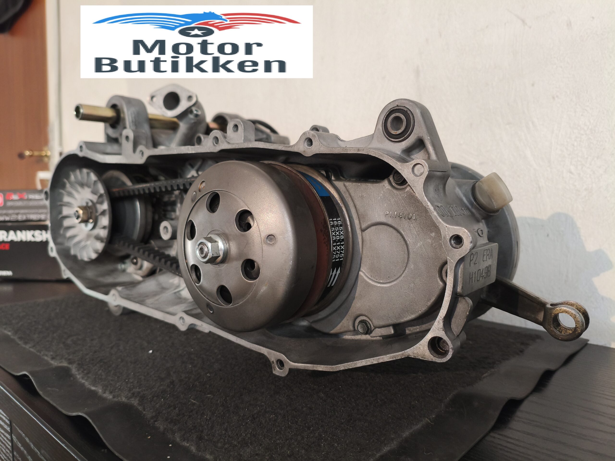 Perfekt nyrenoveret 50cc PGO-Motor – Sandblæst – Athena Racing-krumtap m.m - Image 6