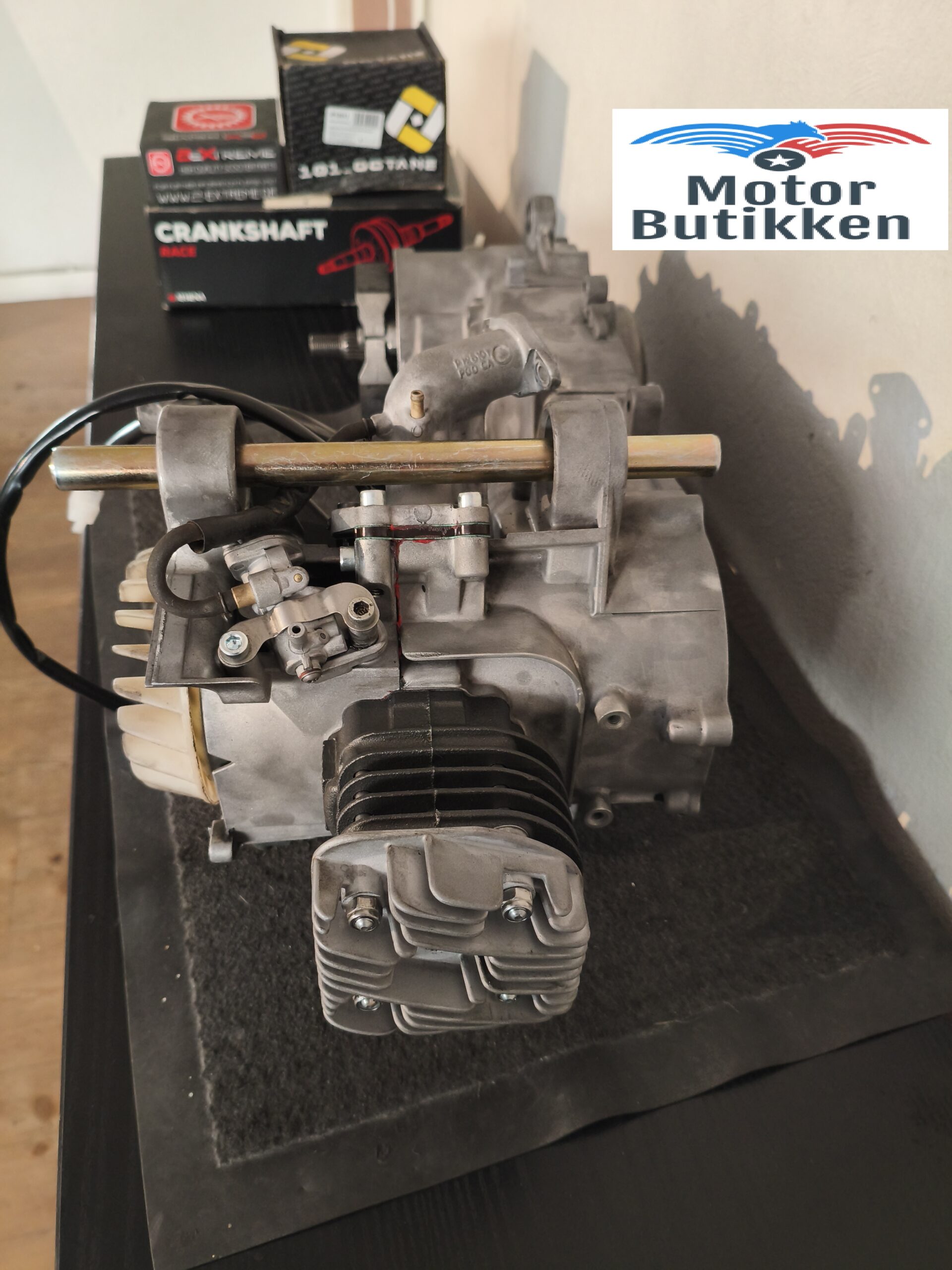 Perfekt nyrenoveret 50cc PGO-Motor – Sandblæst – Athena Racing-krumtap m.m - Image 4