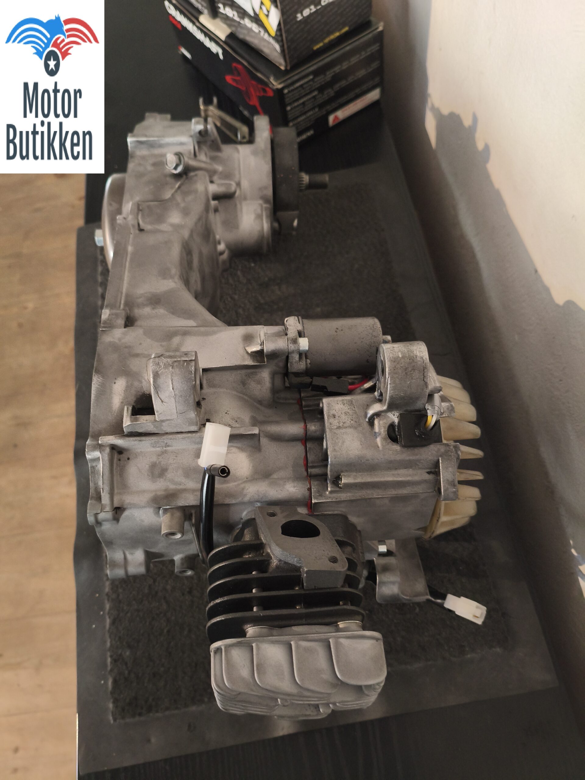 Perfekt nyrenoveret 50cc PGO-Motor – Sandblæst – Athena Racing-krumtap m.m - Image 10