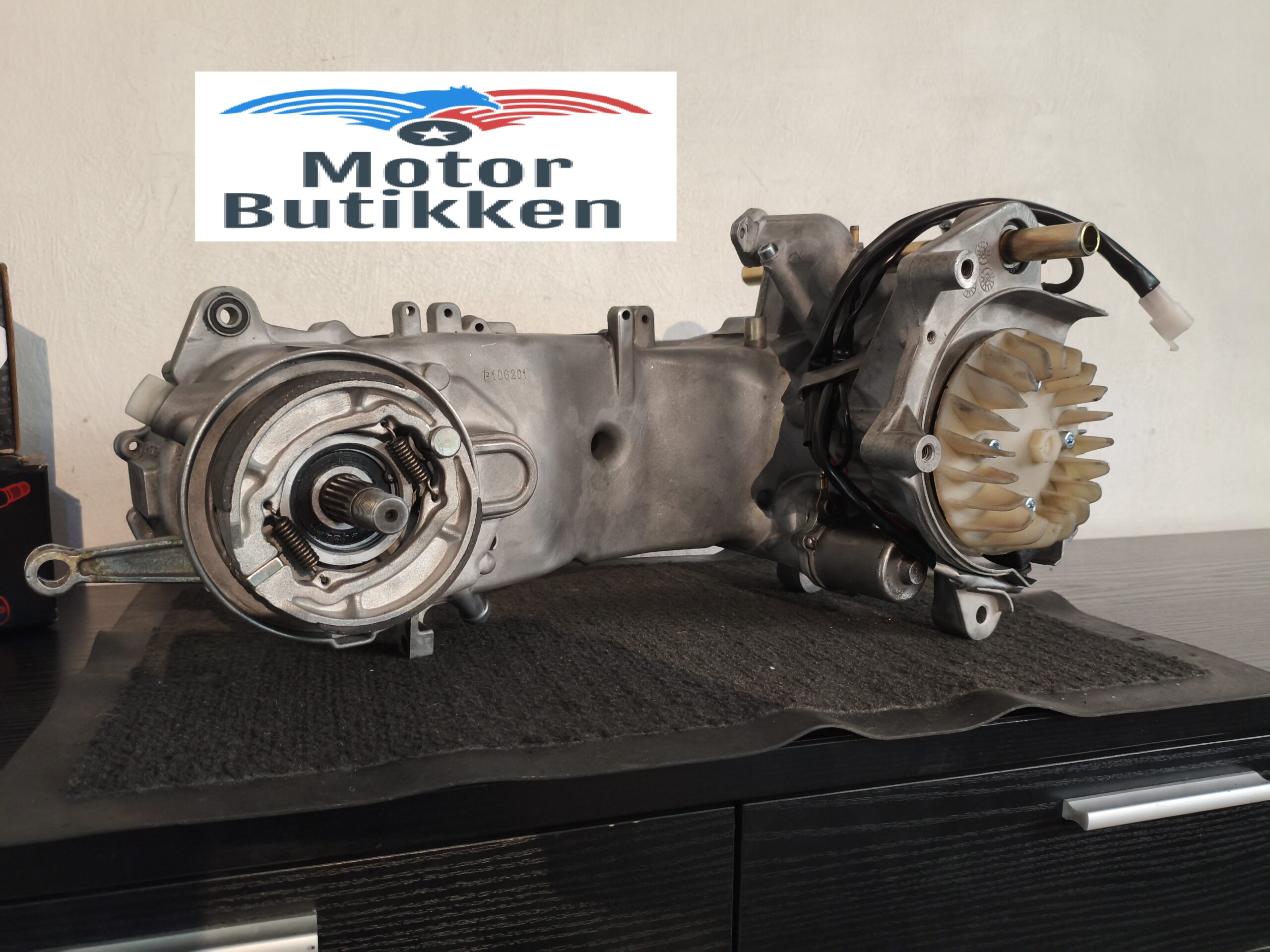 Perfekt nyrenoveret 50cc PGO-Motor – Sandblæst – Athena Racing-krumtap m.m - Image 5