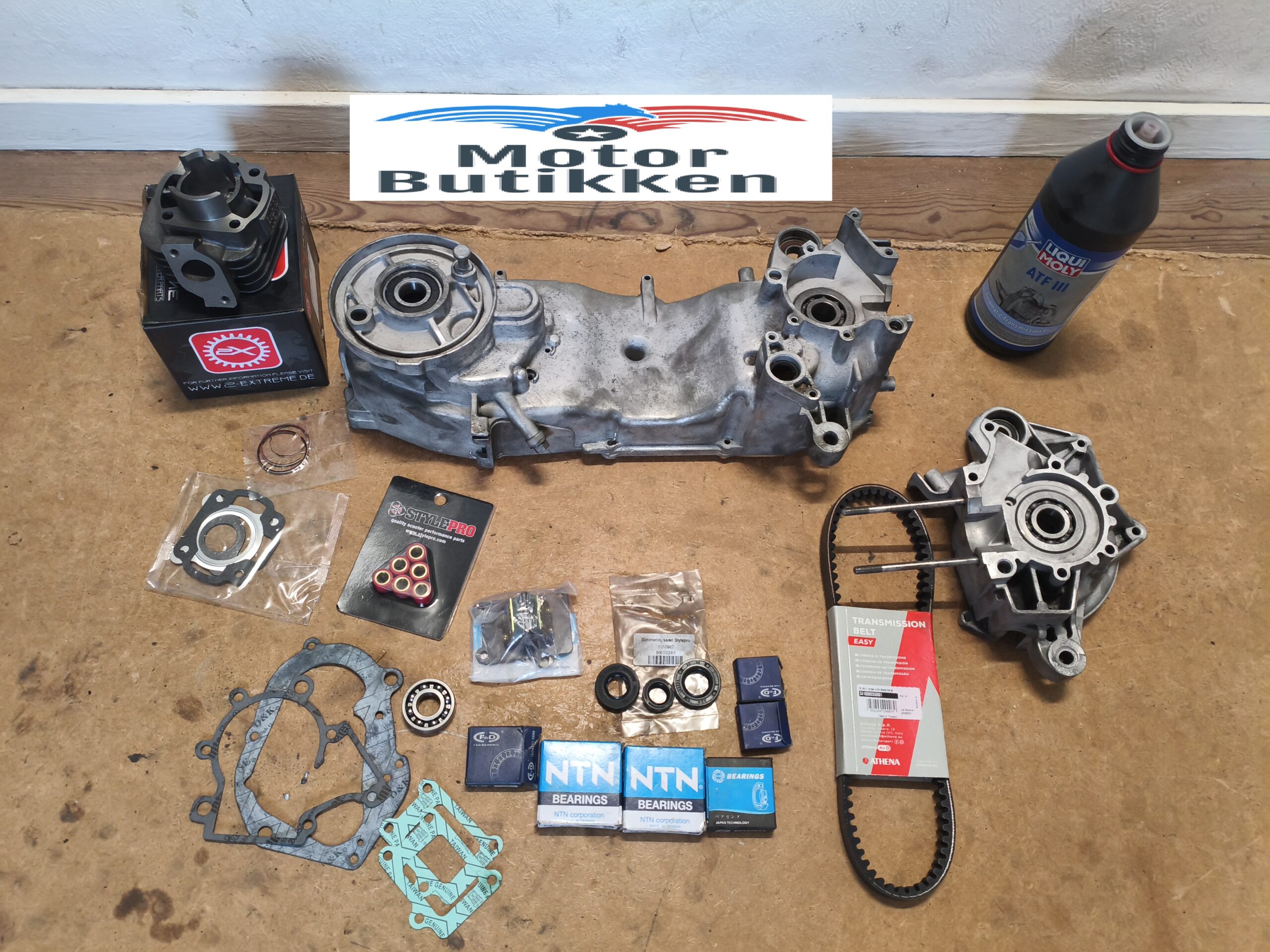 Nyrenoveret 50cc PGO-Motor – Sandblæst - Image 3