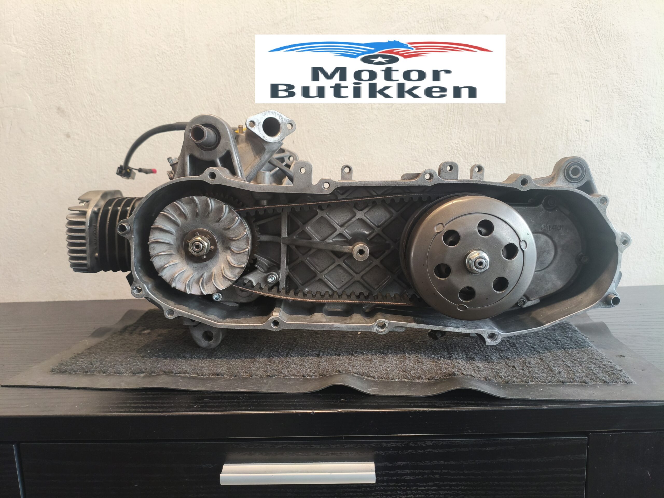 Nyrenoveret 50cc PGO-Motor – Sandblæst - Image 4