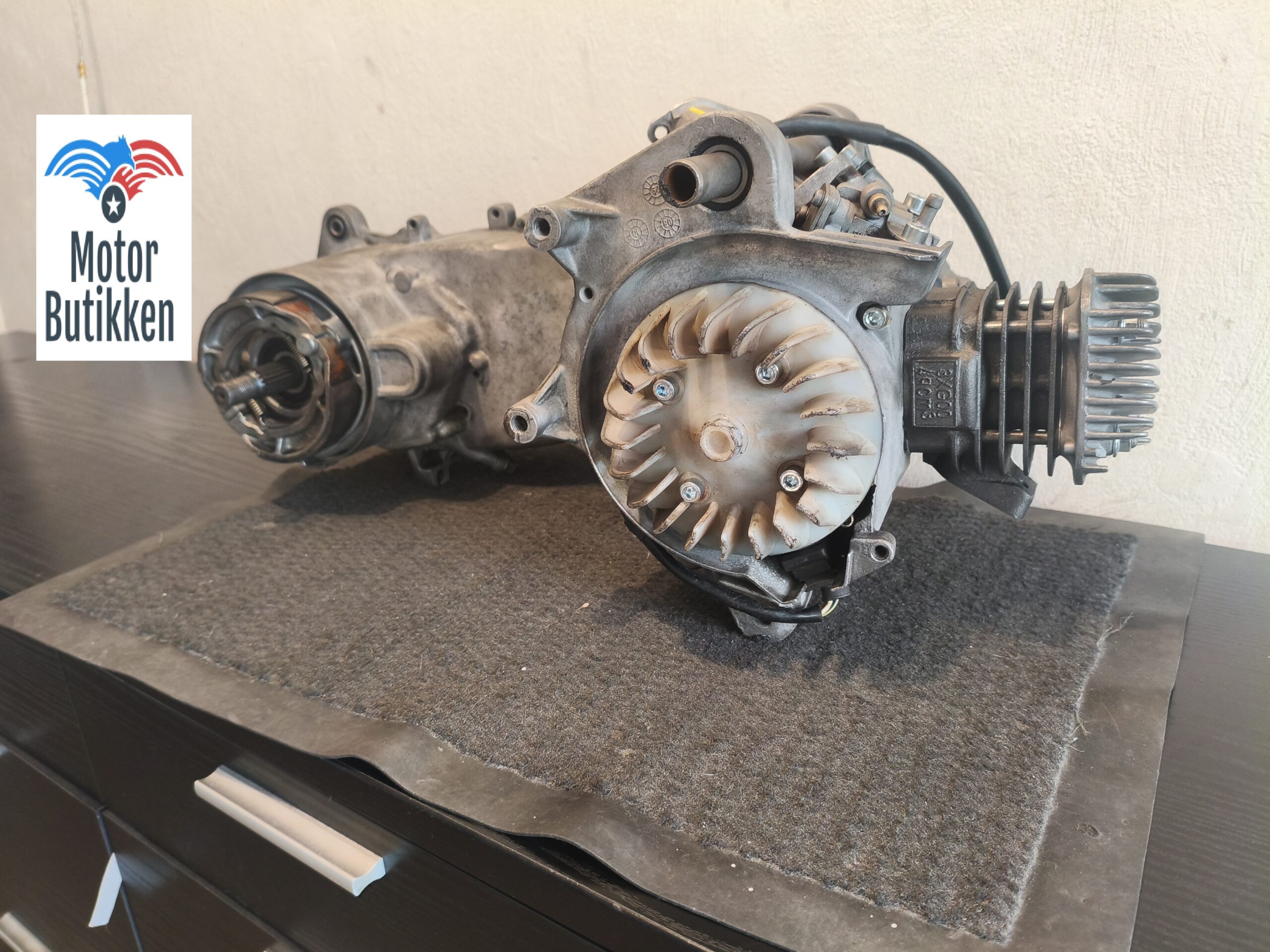 Nyrenoveret 50cc PGO-Motor – Sandblæst - Image 6