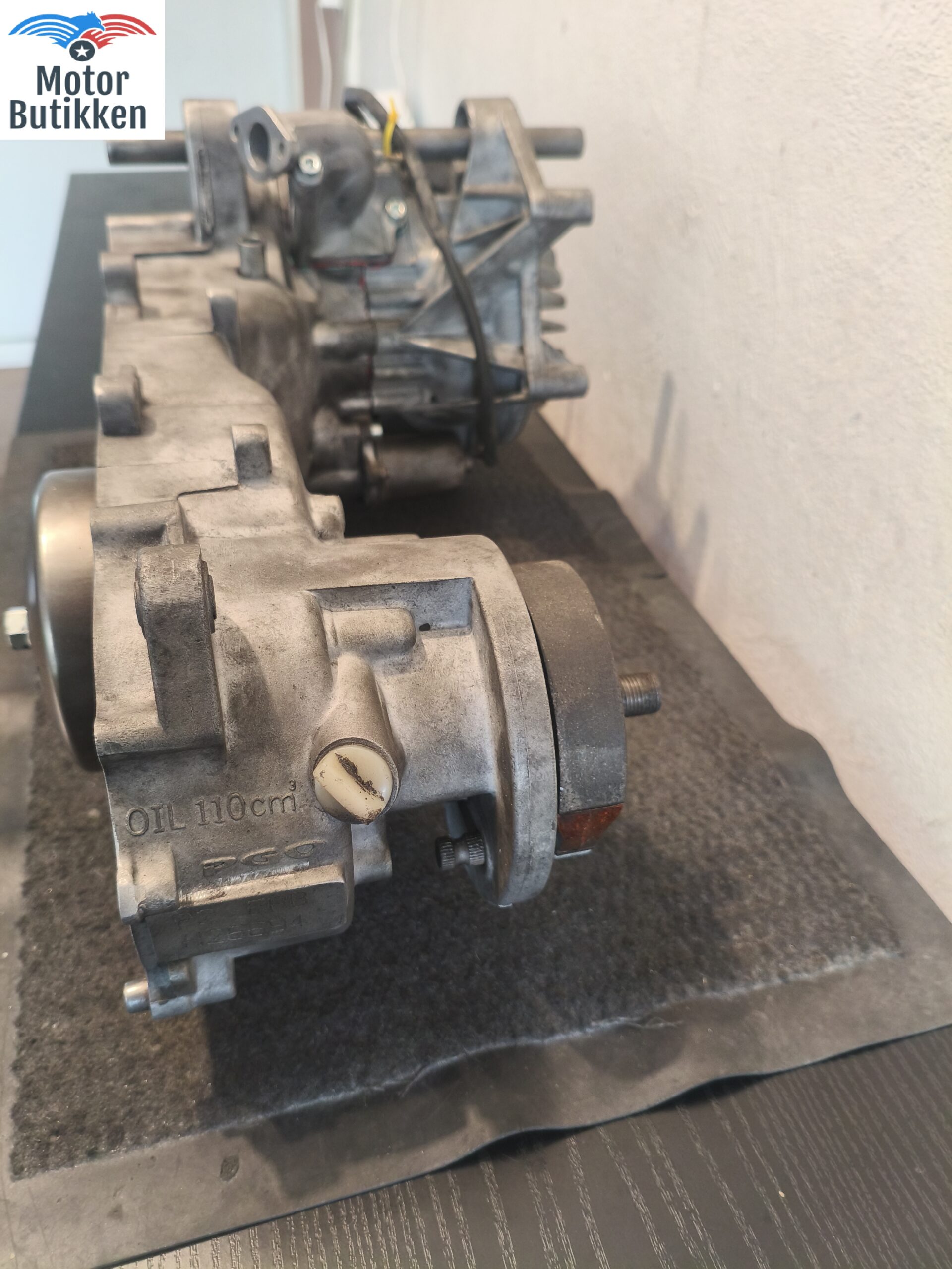 Nyrenoveret 50cc PGO-Motor – Sandblæst - Image 9