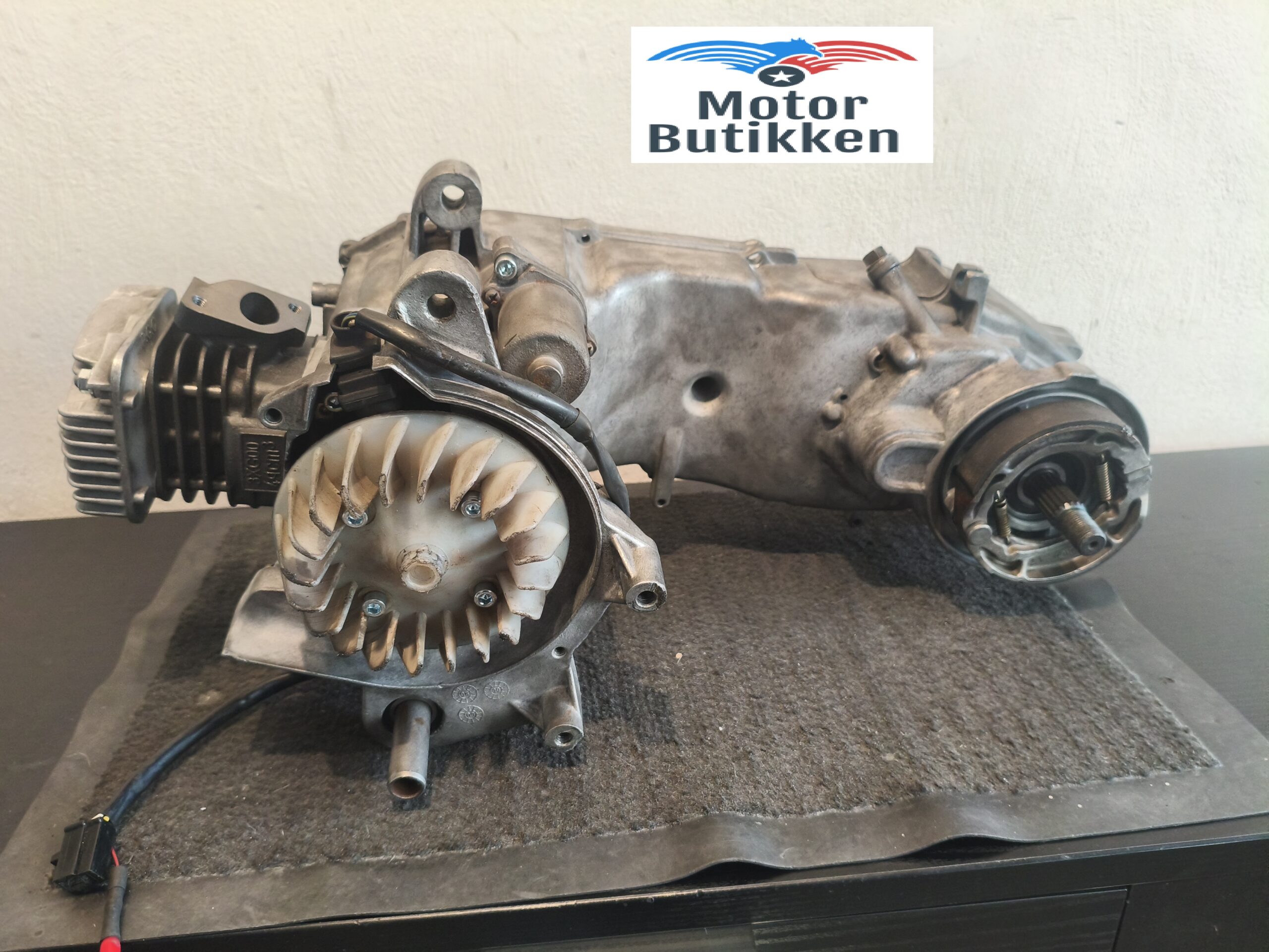 Nyrenoveret 50cc PGO-Motor – Sandblæst - Image 7