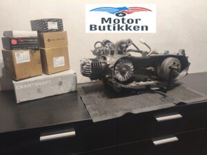 Fuldstændig nyrenoveret 50cc 2-takts PGO-motor – Hot 50, G-Max m.fl. (sandblæst)